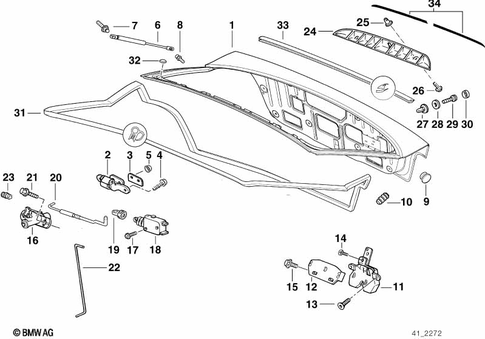 Trunk Lid for 1994 BMW 318ti #0