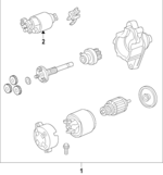 2815038061 - Electrical: Solenoid for Lexus: GS F, GS460, IS F, IS500, LC500, LS460, RC F Image