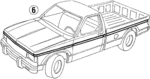 15591209 - Body: Stripe Tape for Chevrolet: S10 | GMC: S15 Image