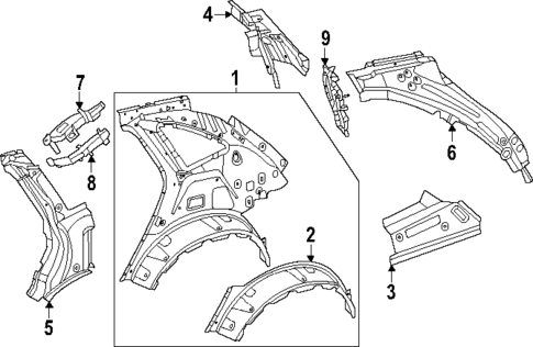 Inner Structure for 2025 Mercedes-Benz GLC63 AMG S E Performance #0