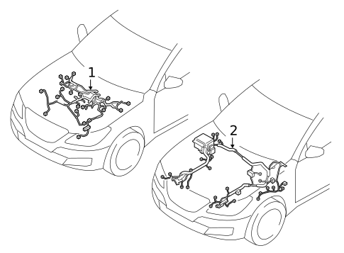 Wiring Harness for 2015 Hyundai Genesis #0