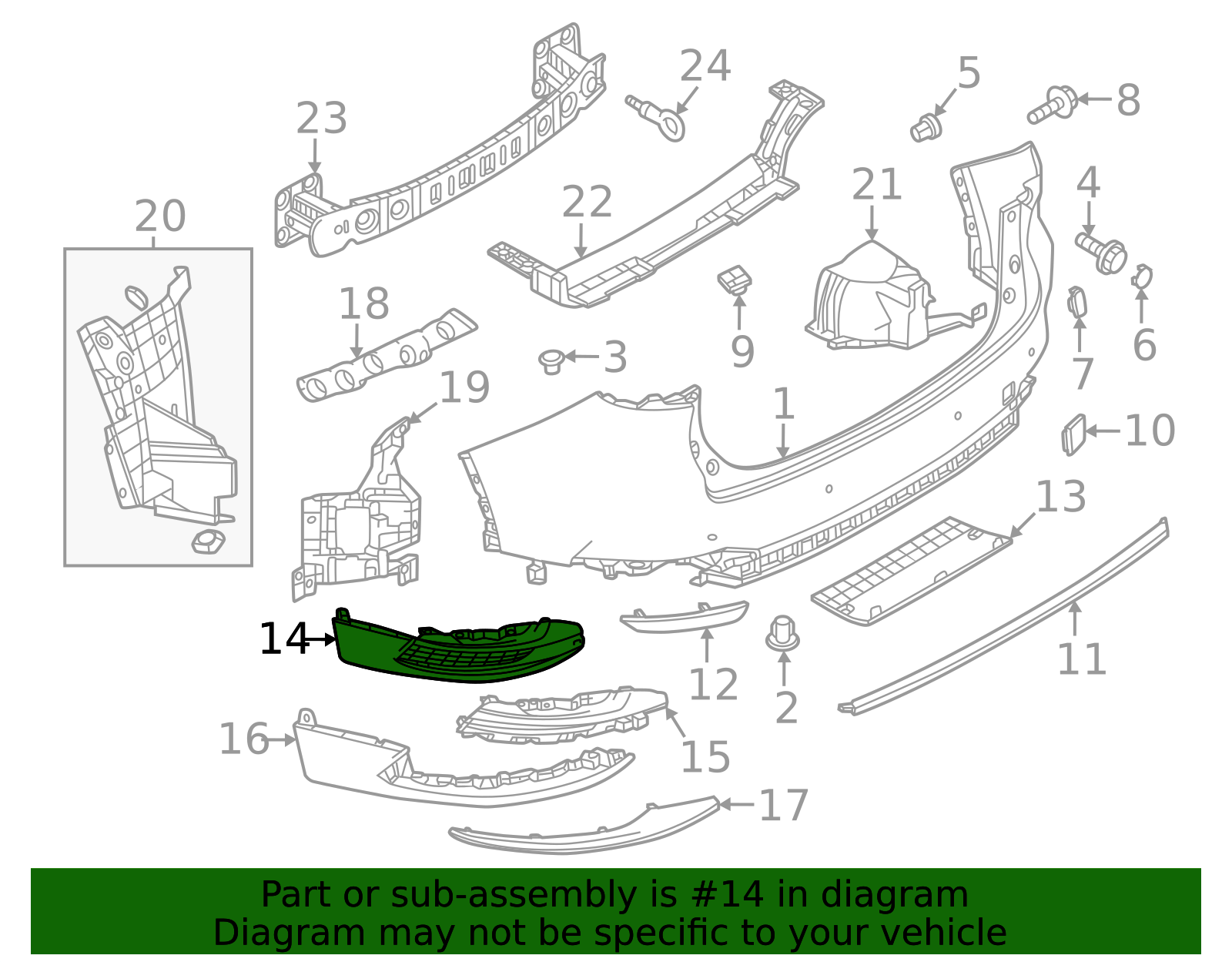 KMV6-50-231A - Corner Trim 2024-2025 Mazda CX-90 | Mazda-Parts