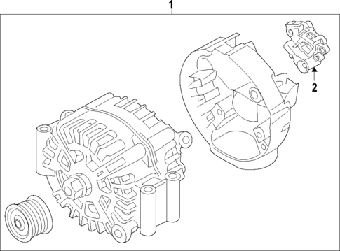 Alternator for 2021 BMW X6 #0