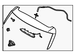 87210S9500 - Body: Spoiler for Kia Image
