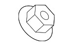N91026201 - Electrical: Seat Belt Receptacle Nut for Porsche Image