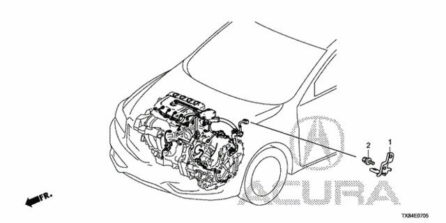 Engine Wire Harness Stay for 2013 Acura ILX #0