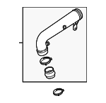 5C0129654C - : Duct Assembly for Volkswagen: Beetle, Jetta, Passat Image