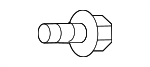 9A700798900 - Body: Door Check Mount Bolt for Porsche Image