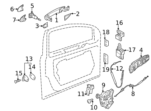Lock & Hardware for 2012 Volkswagen GTI #1