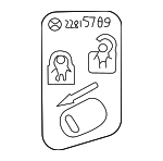 22915769 - Body: Info Label for Buick: Enclave | Cadillac: Escalade, Escalade ESV | Chevrolet: Blazer, Colorado, Silverado 1500, Silverado 1500 LTD, Silverado 2500 HD, Silverado 3500 HD, Silverado EV, Suburban, Tahoe | GMC: Acadia, Canyon, Sierra 1500, Sierra 1500 Limited, Sierra 2500 HD, Sierra 3500 HD, Sierra EV, Yukon, Yukon XL Image