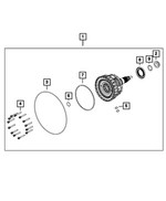 68676892AB - 850RE; 8-Speed; Automatic Transmission: Output Shaft Kit for Mopar Image