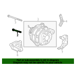 thumbnail interactive-video image 1 of Belt Tensioner Mount Bolt - Honda (90001-R1A-A00 1 of 14