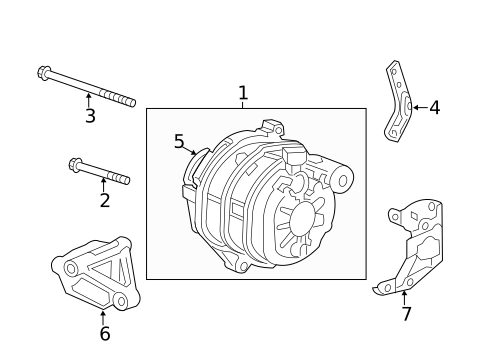 Alternator/Generator & Related Components for 2019 Honda HR-V #0