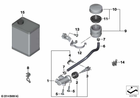 Brake Master Cylinder for 2008 BMW-Motorrad HP2 Sport #0