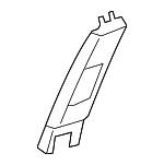 Upper Center Pillar Trim
