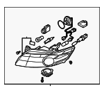26010CL05A - Electrical: Headlamp Assembly for INFINITI: FX35, FX45 Image