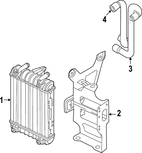 Radiator & Components for 2023 Volkswagen Arteon #1