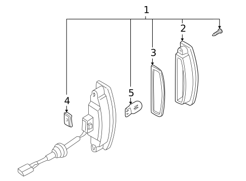 License Lamps for 1999 INFINITI QX4 #0