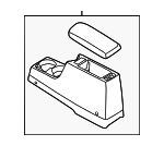 969107B800 - Body: Console Assembly for Nissan: Frontier Image