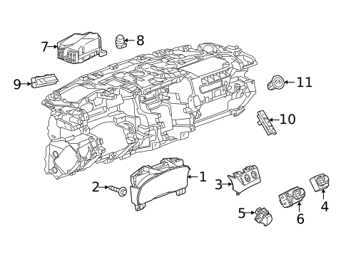 Driver Information Center for 2020 Cadillac Escalade #0