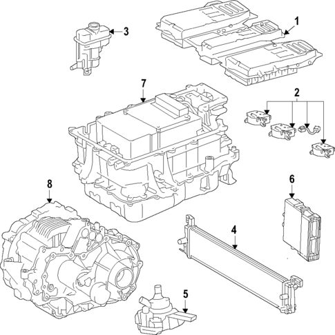 Battery for 2024 Lexus RX450h+ #0