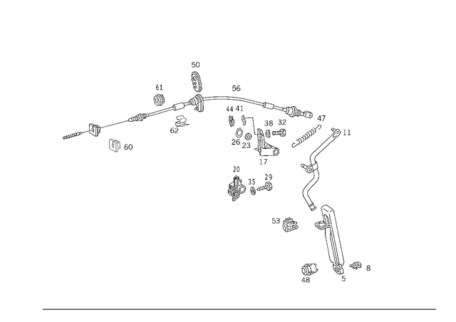 1073010040 - Control: Bracket for Mercedes-Benz: 190, 190D, 190E, 200, 200D, 220, 220D, 230, 240D, 250C, 280, 280C, 280CE, 280S, 280SE, 280SEL, 300CE, 300D, 300E, 300SE, 300SEL, 300TD, 300TE, 350SL, 380SE, 380SEC, 380SEL, 380SL, 380SLC, 450SE, 450SEL, 450SL, 450SLC, 560SEC, 560SEL, 560SL Image image