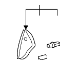 5531830070C0 - : Side Cover for Lexus: GS300, GS350, GS430, GS450h, GS460 Image