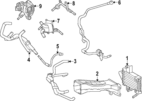Trans Oil Cooler for 2024 Lexus RX350h #0