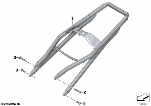 Motorcycle Frame for 2005 BMW-Motorrad K 1200 R #2