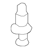 7685310010 - Body: Spoiler Retainer for Toyota Image