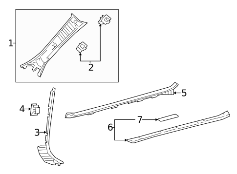 Interior Trim - Pillars for 2020 Lexus RC F #0