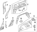 84972230 - : Belt Reinforced for GMC: Hummer EV SUV Image