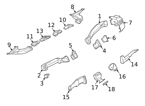 Ducts for 2009 Dodge Sprinter 2500 #0