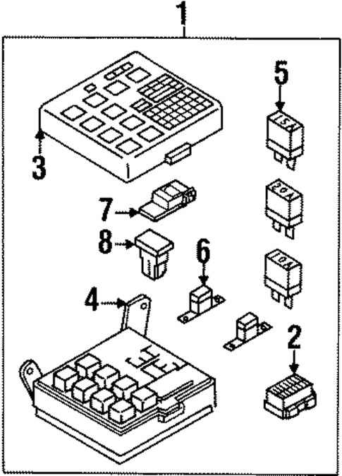 Electrical Components for 2001 Isuzu VehiCROSS #0
