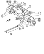 52008402 - : Brake Tube, Right for Mopar Image