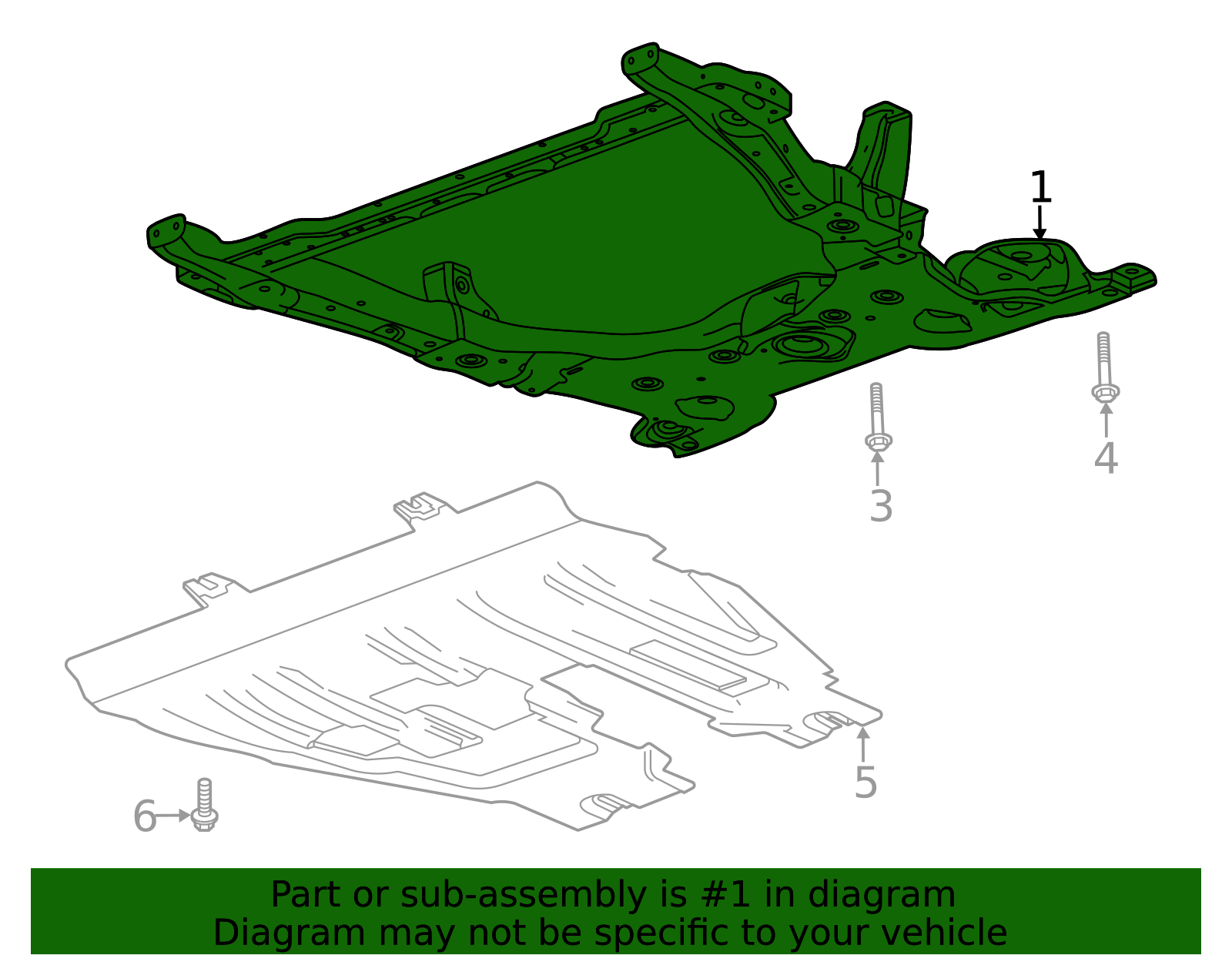 60007838 - High-Quality Suspension Cross-Member for 2021-2025 GM ...