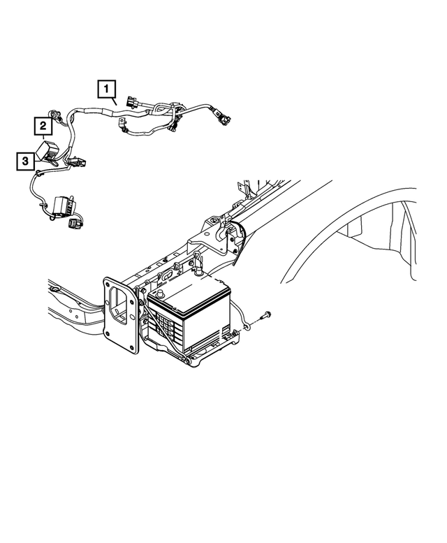 68358318AA - Electrical: Battery Terminal Cover for Mopar Image