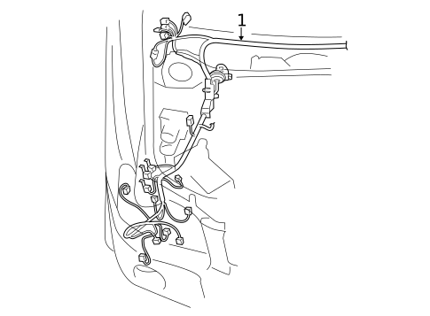 Wiring Harness for 2016 Toyota Highlander #0