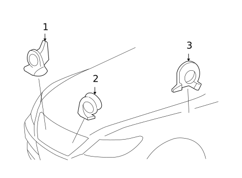 Anti-Theft Components for 2012 Lexus LS460 #1