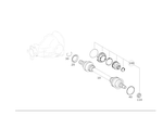 2113501102 - Rear Axle: Rear Axle Shaft for Mercedes-Benz: CLS550 Image