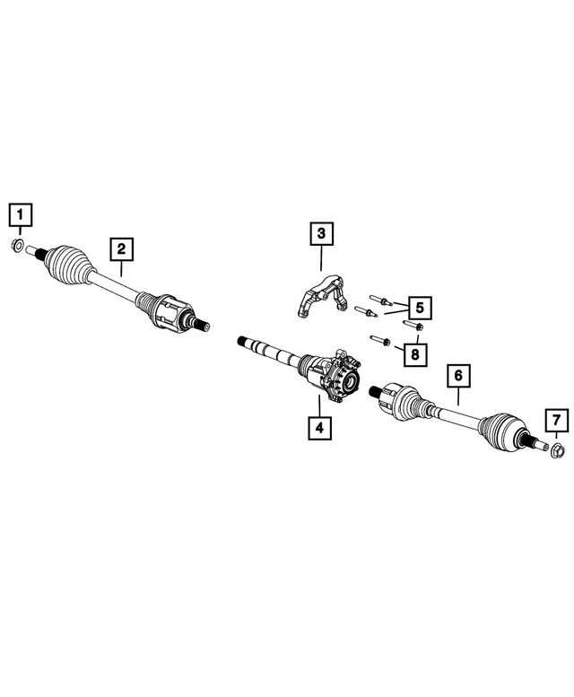 6510257AA - : Double Ended Stud for Mopar Image