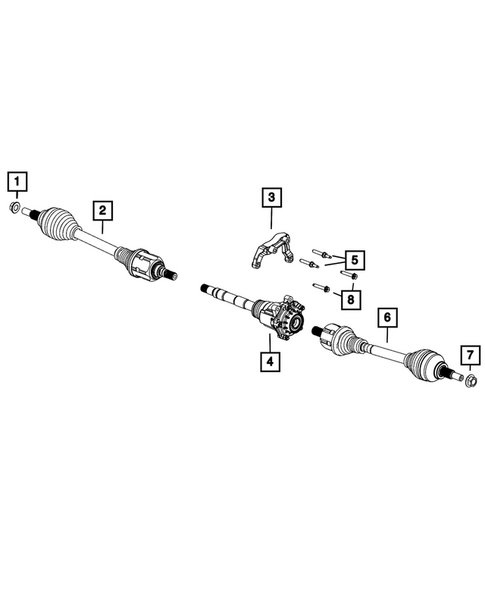 Front Axle Shafts for 2026 Dodge Charger Daytona #2