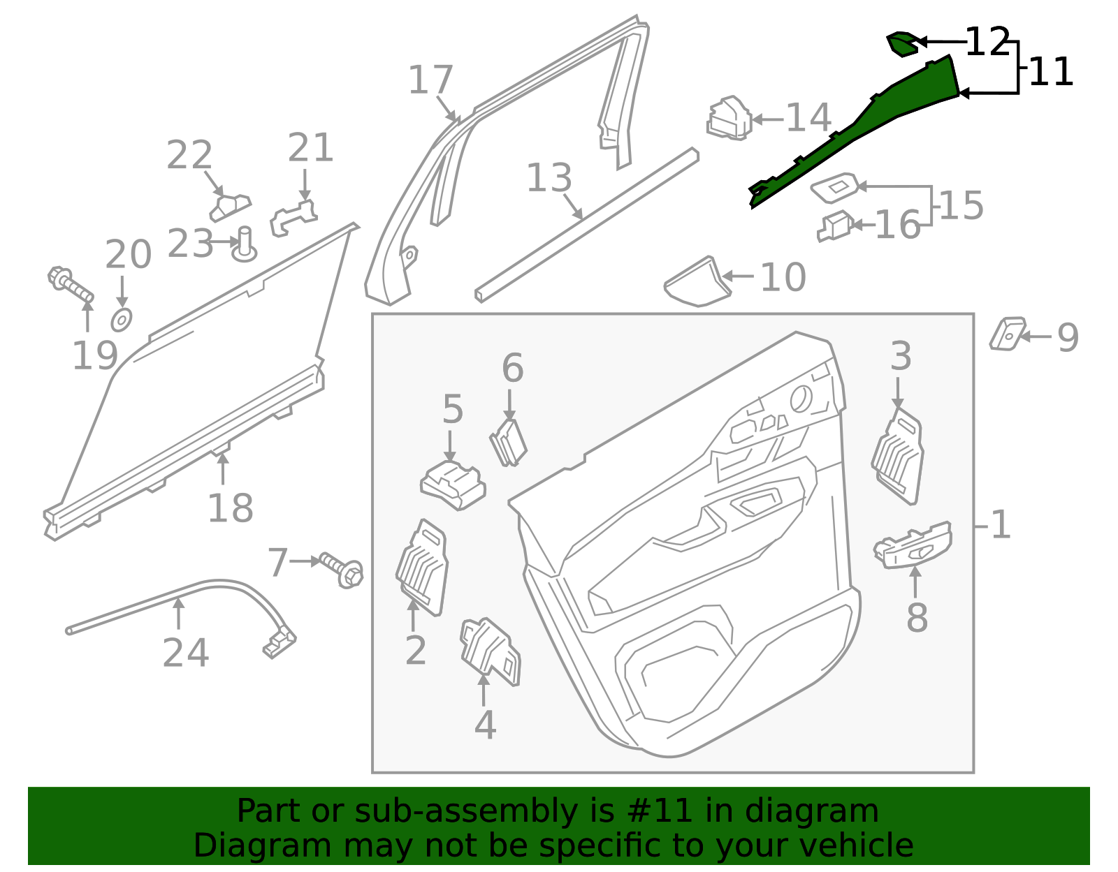 2021-2025 Volvo XC90 Trim Molding 31693173 | OEM Parts Online