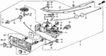 79521SH3A00 - Electrical/Exhaust/Heater/Fuel: LEVER, MODE CONTROL for Honda Image