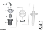 31308095852 - Front Axle: Right Guide Support for BMW Image