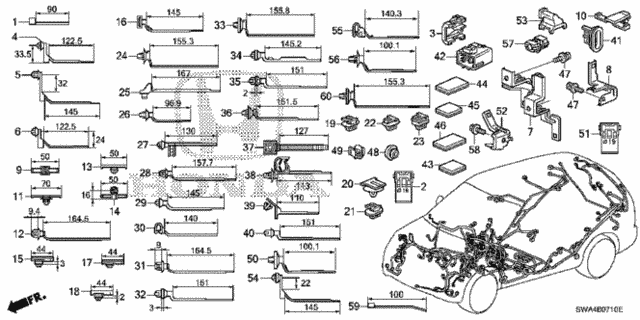 Harness Band - Bracket for 2007 Honda CR-V #0