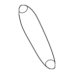 3B0858475 - Electrical: Buckle End Guide for Volkswagen: Passat Image