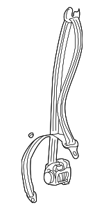 3B1857705CHCP - Electrical: Retractor Assembly for Volkswagen: Passat Image