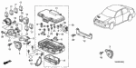 38212SM4003 - Electrical/Exhaust/Heater/Fuel: FUSE, BLOCK (40A) for Honda Image