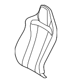 88360NI100WGU - Body: Seat Back Cover for Hyundai Image